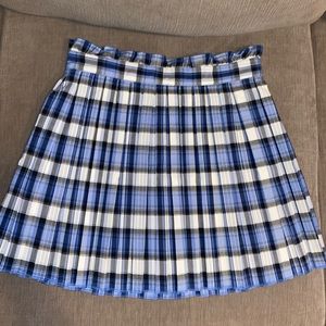 got the gossip plaid mini skirt